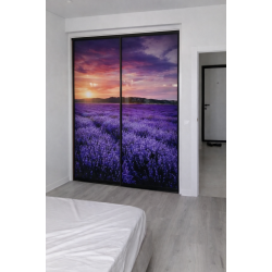 Раздвижные двери для ниши в спальне А-24